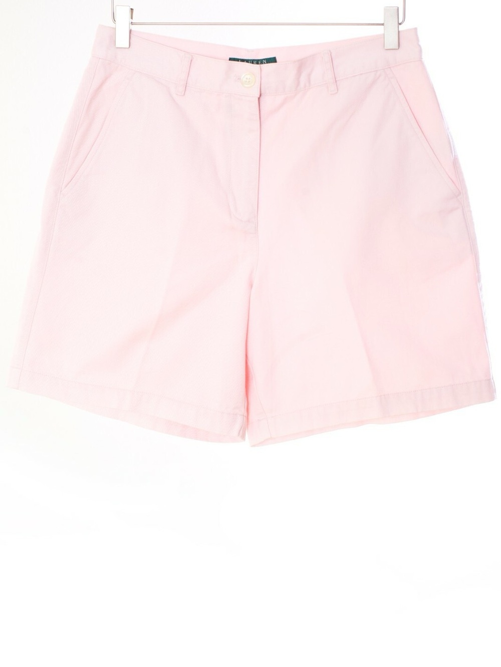 Ralph Lauren Cotton Bermuda Tennis Shorts Pink Sz4